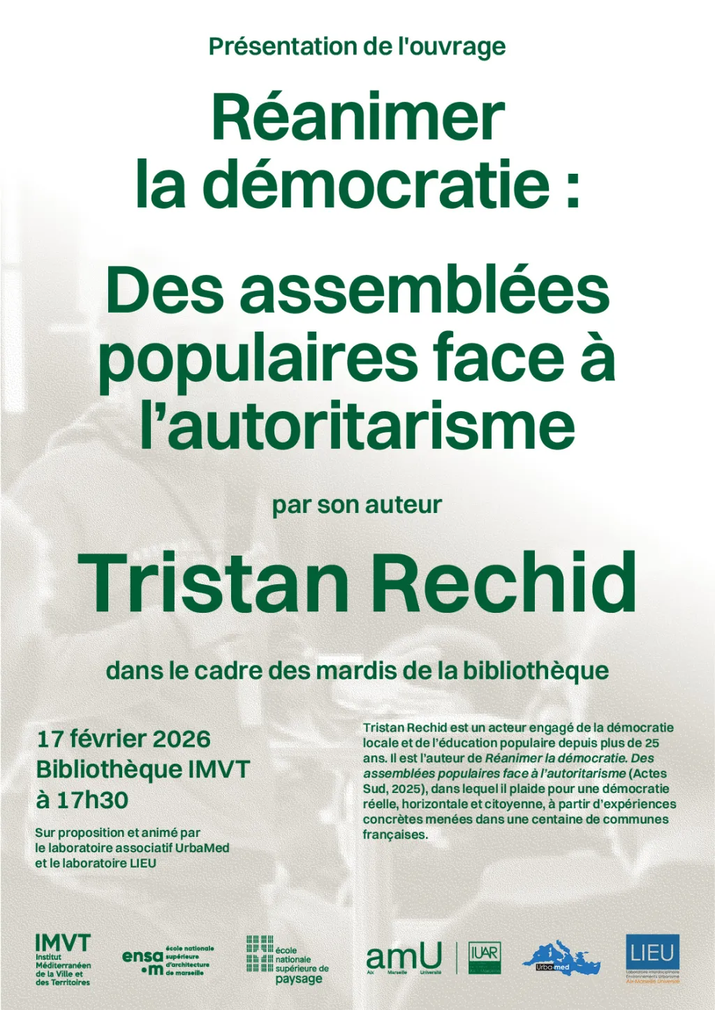 Affiche de l'évènement