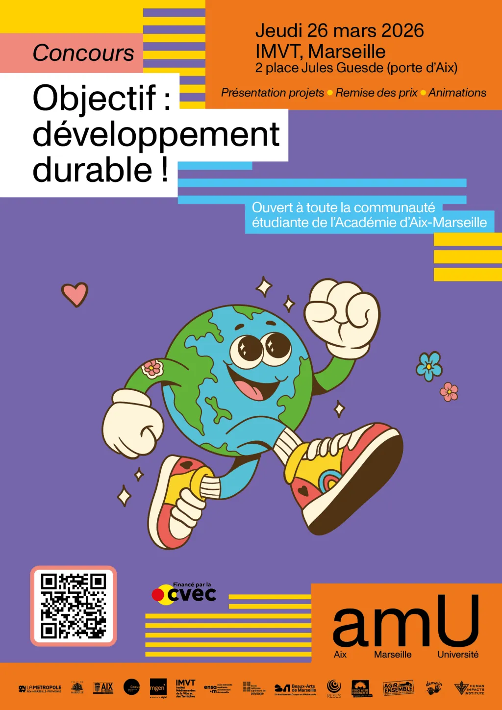 affiche du concours objectif : développement durable !