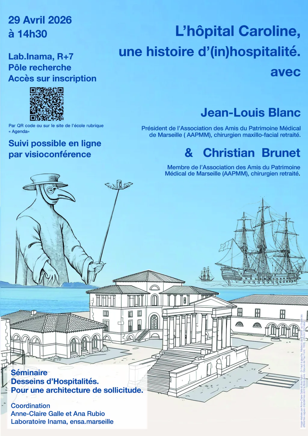 affiche séminaire sur l'Hôpital Caroline