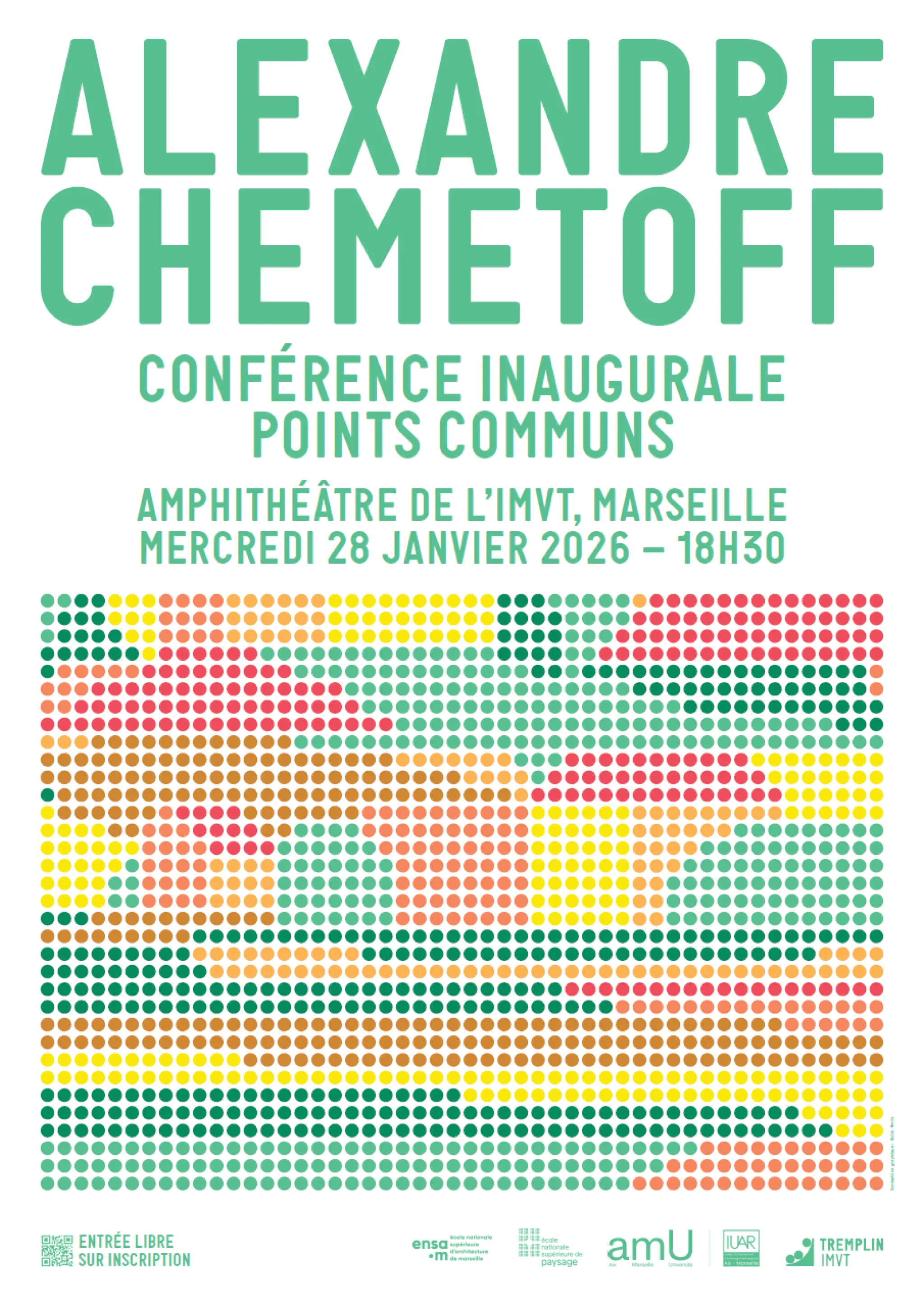 Affiche de la conférence d'Alexandre Chemetov
