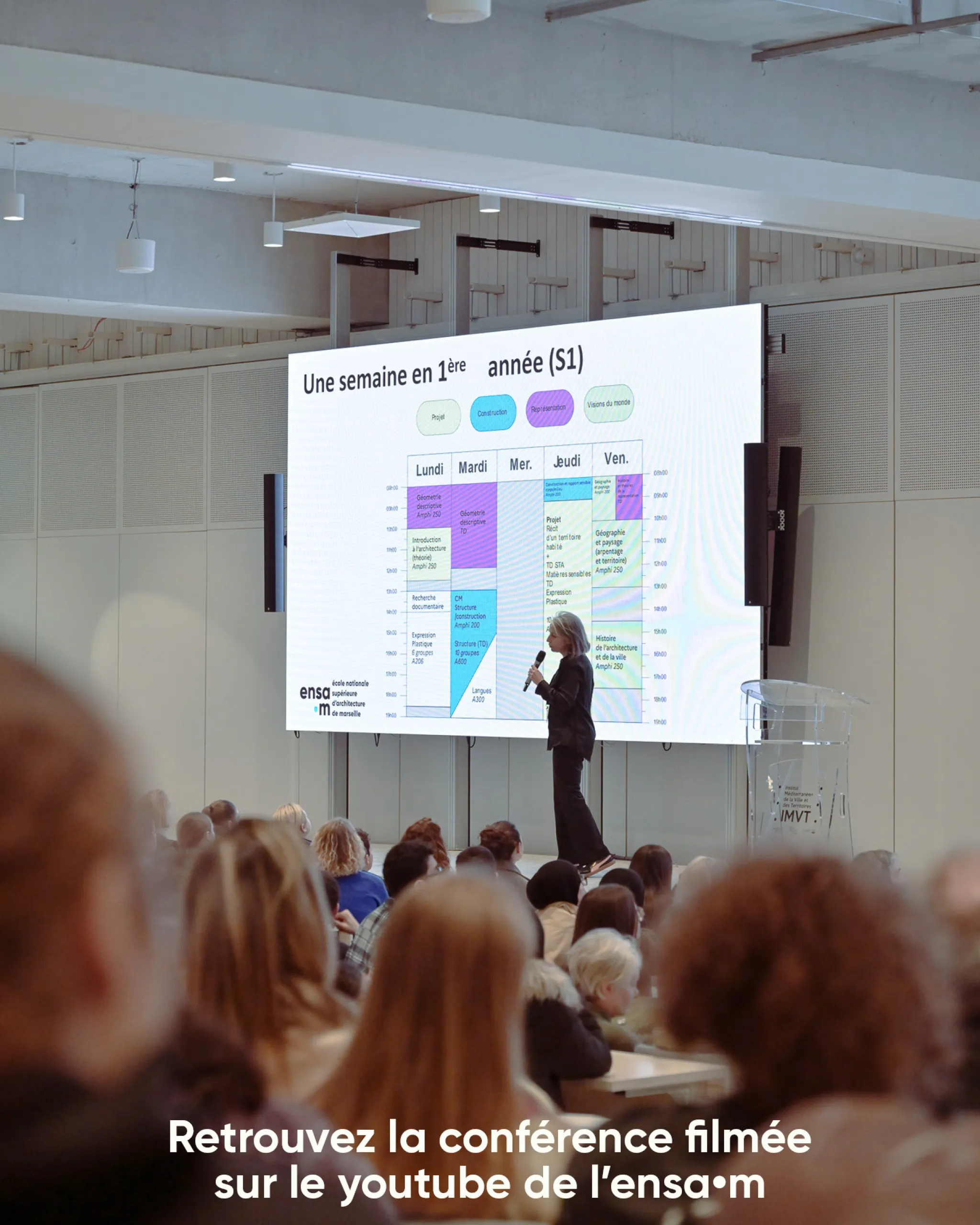 Conférence lors de la JPO 2026 de l'ensam