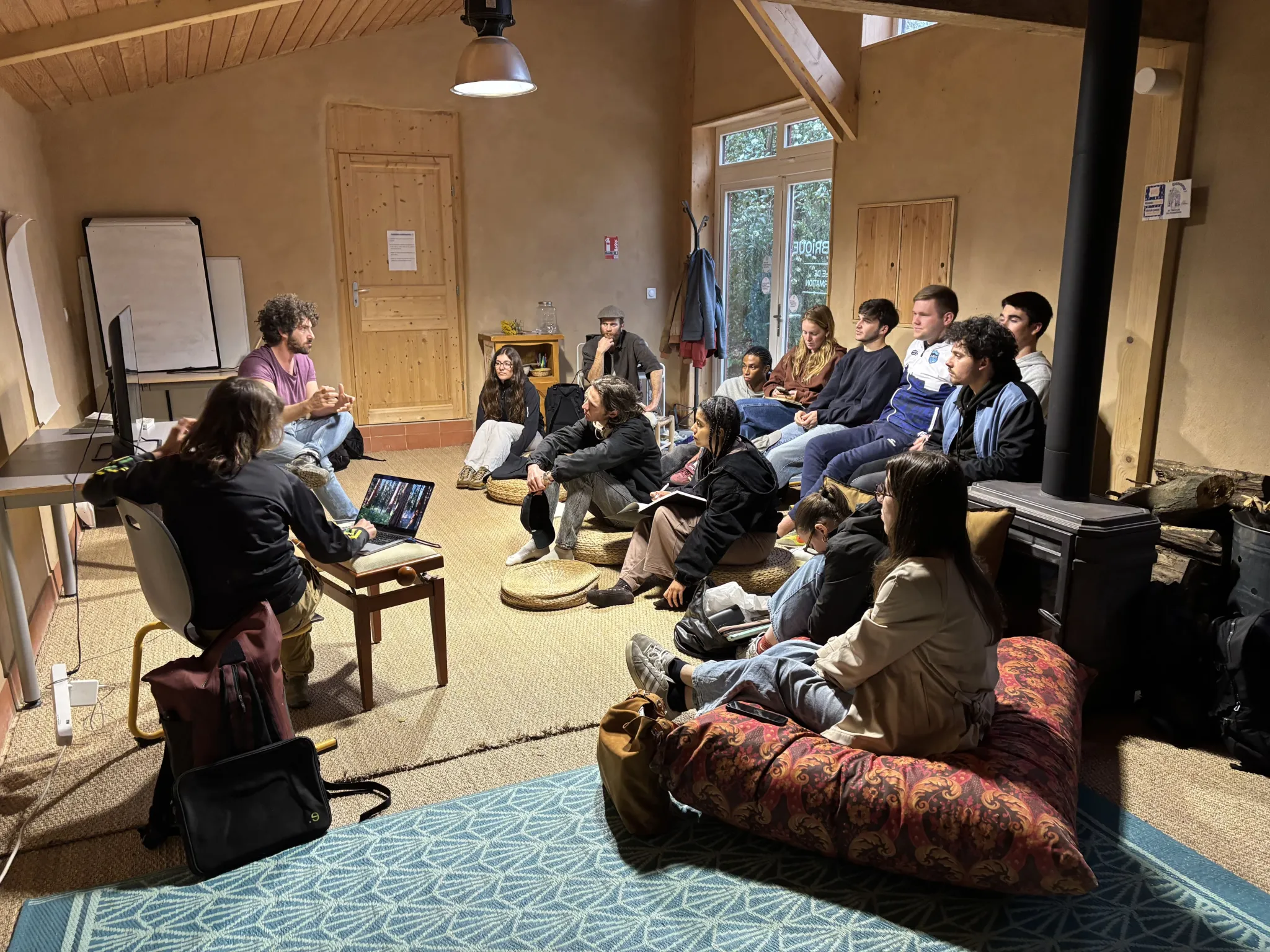 Découverte terre crue de construction